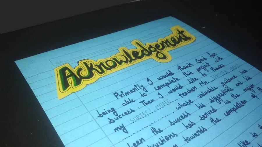 acknowledgement怎么寫(xiě)