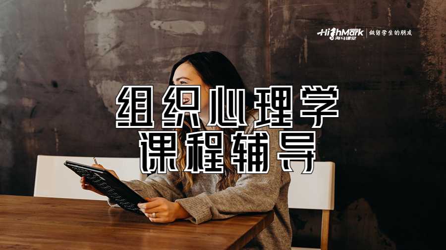 組織心理學(xué)課程輔導(dǎo)