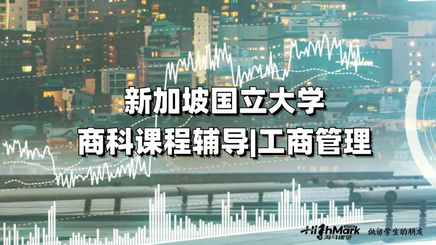 新加坡國立大學(xué)商科課程輔導(dǎo)