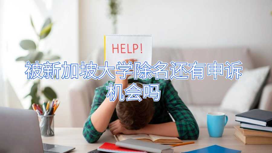 被新加坡大學除名還有申訴機會嗎