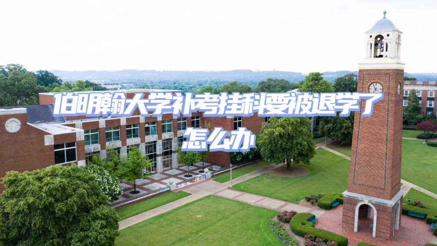 伯明翰大學補考掛科要被退學了怎么辦