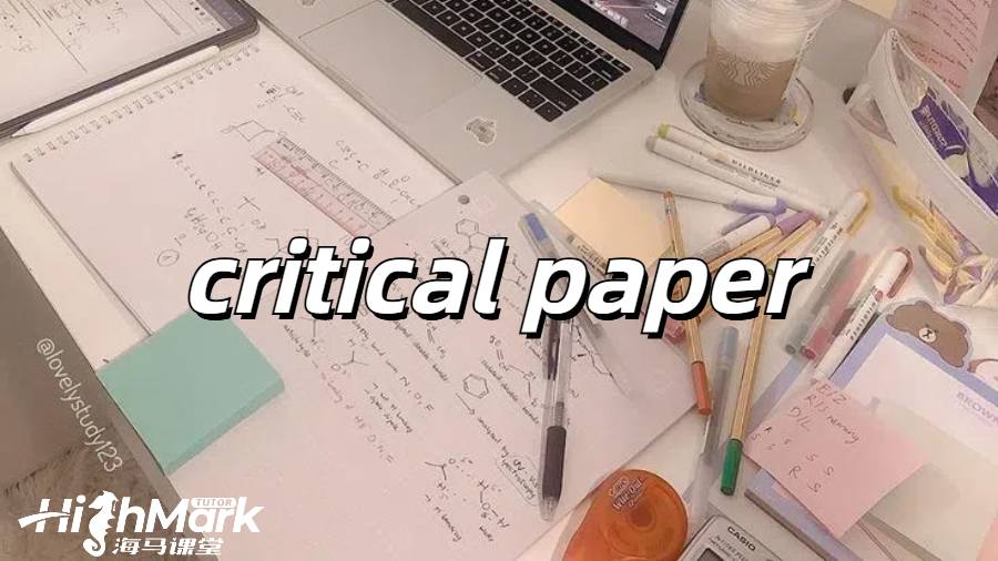 critical paper包括哪些內(nèi)容