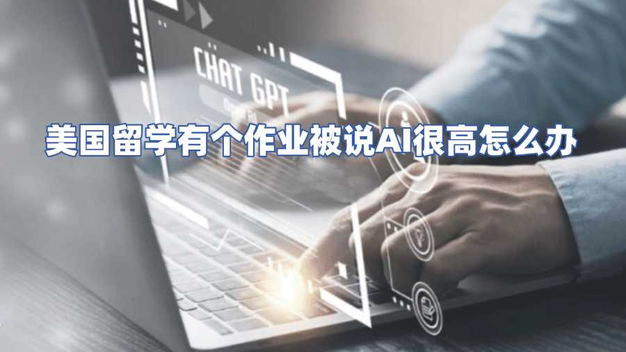 美國留學(xué)有個作業(yè)被說AI很高怎么辦