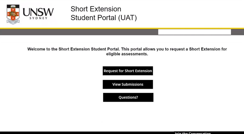 unsw短期延期申請(qǐng)